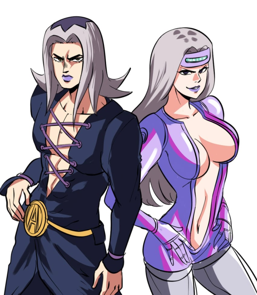 jojo's_bizarre_adventure leone_abbacchio moody_blues rule_63 stand_(jjba) tinafate1 vento_aureo