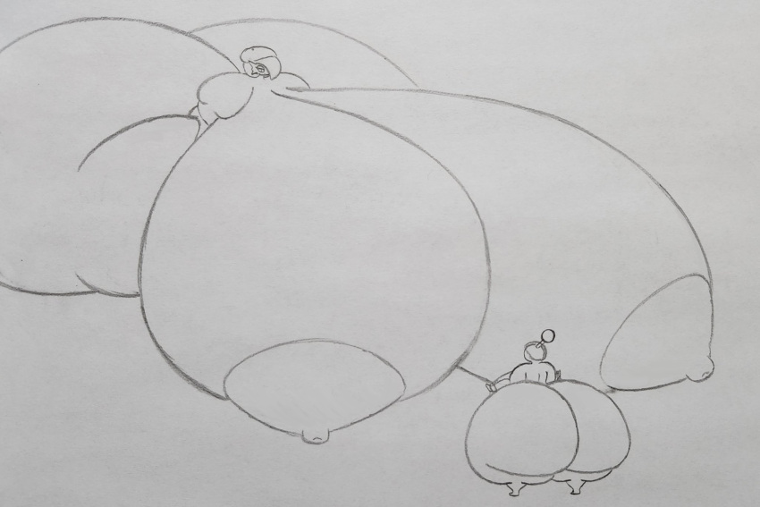 anthro big_ass big_breasts breasts bubble_butt colossal_ass colossal_breasts enormous_ass enormous_breasts female gardevoir gigantic_ass gigantic_breasts huge_ass huge_breasts hyper_ass hyper_breasts massive_ass massive_breasts nipples pencil_jones pokémon_(species) pokemon pokemon_(species) thick_thighs wide_hips