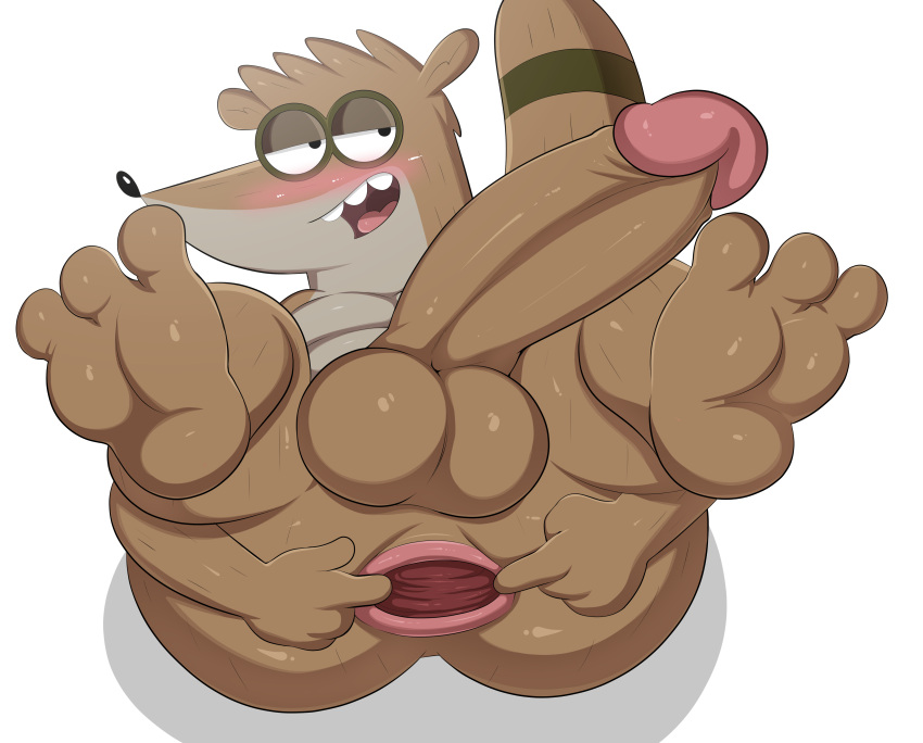 3_toes anal_fingering anal_stretching anthro aroused big_ass big_balls big_butt blush blushing brown_body brown_fur bubble_ass bubble_butt cartoon_network commission commissioner_upload cute_face feet feet_up fingers_in_ass furry gape gaping gaping_anus huge_ass huge_balls huge_butt huge_cock hyper_penis jerseydevil legs_up male male_only mammal open_mouth posing presenting presenting_anus presenting_ass presenting_feet puffy_anus regular_show rigby rigby_(regular_show) seductive seductive_eyes seductive_smile shiny_body soles spreading_anus spreading_ass stretching_anus striped_tail tail tease teasing toes toes_spread