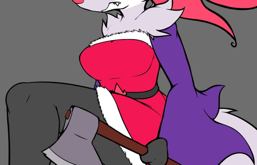 big_breasts breasts delphox female furry mahoxy mahoxy_(artist) pokémon_(species) pokemon shiny_pokemon tagme