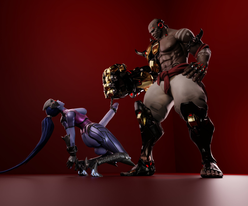 1boy 1futa 3d amelie_lacroix back_arching_orgasm big_balls big_penis blizzard_entertainment dark-skinned_male doomfist faceless faceless_character faceless_futanari futa_with_male futanari male overwatch overwatch_2 pain stepped_on stepping_on_penis veiny_balls veiny_penis veiny_testicles violet_3d widowmaker