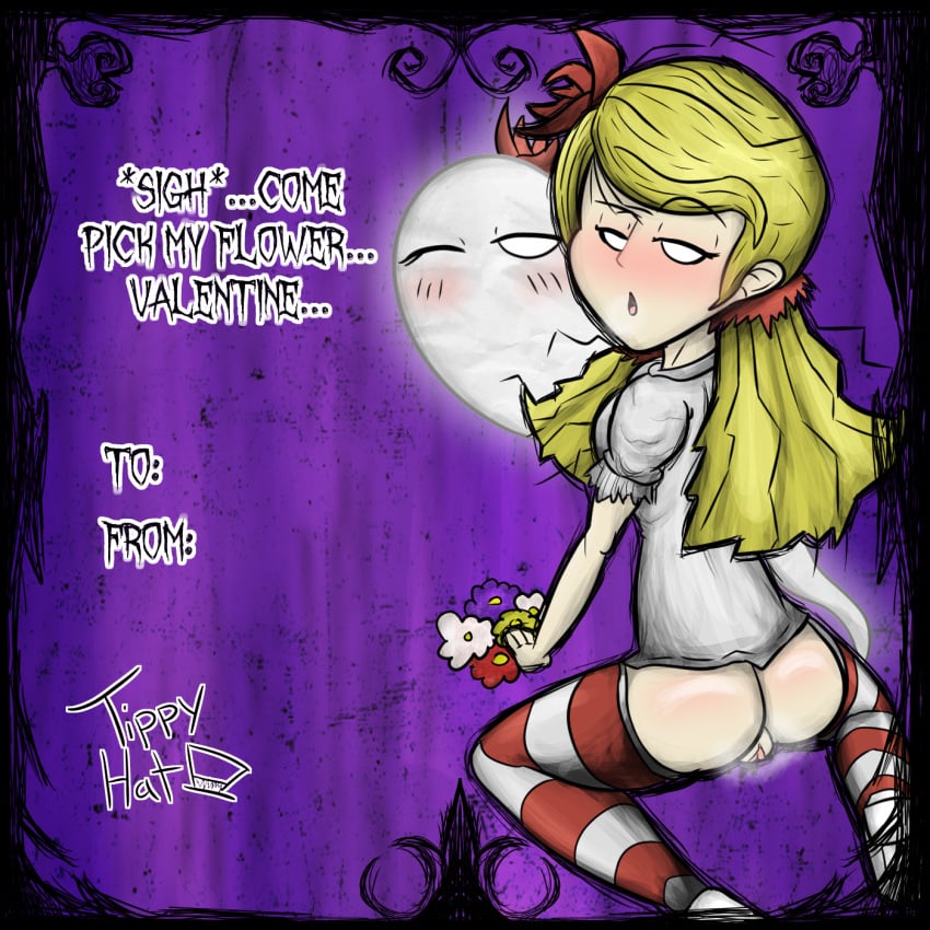 don't_starve dont_starve_together tippyhat_(artist) valentine's_day wendy_(don't_starve)