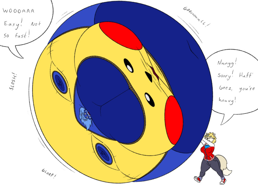 bao_azalea big_ass big_breasts blueberry_inflation breasts bubble_butt fat female frisk_lk furry huge_ass lj_caffie obese spherical_inflation sunken_head sunken_limbs tagme thick_thighs wide_hips