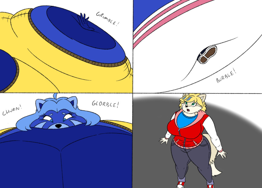 bao_azalea big_ass big_breasts blueberry_inflation breasts bubble_butt fat female frisk_lk furry huge_ass lj_caffie obese spherical_inflation sunken_head sunken_limbs tagme thick_thighs wide_hips