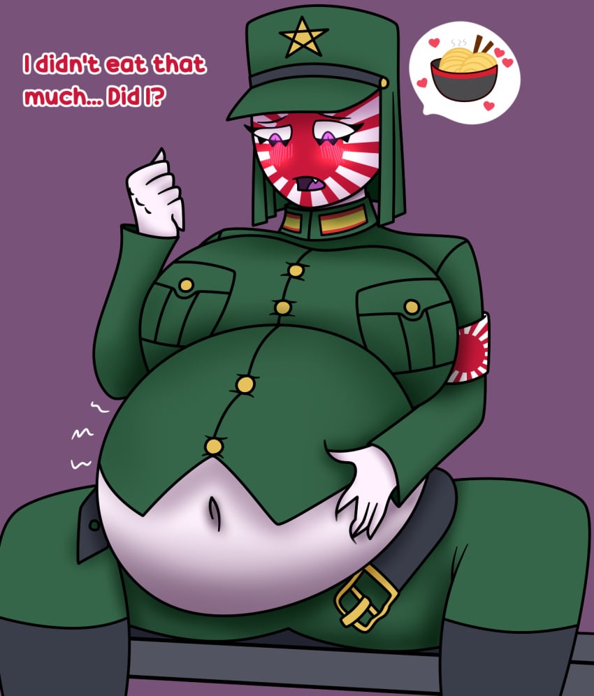 clothing countryhumans countryhumans_girl ech0chamber fat fetish japanese_empire_(countryhumans) png tagme