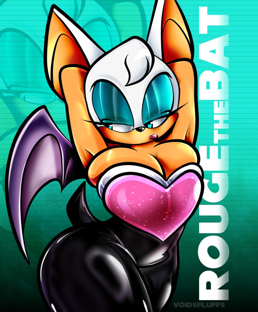 1girls absurd_res anthro big_breasts bodysuit breasts busty clothing female female_only large_breasts latex rouge_the_bat sonic_(series) sonic_the_hedgehog_(series) voidsdroids voidsfluffs wings