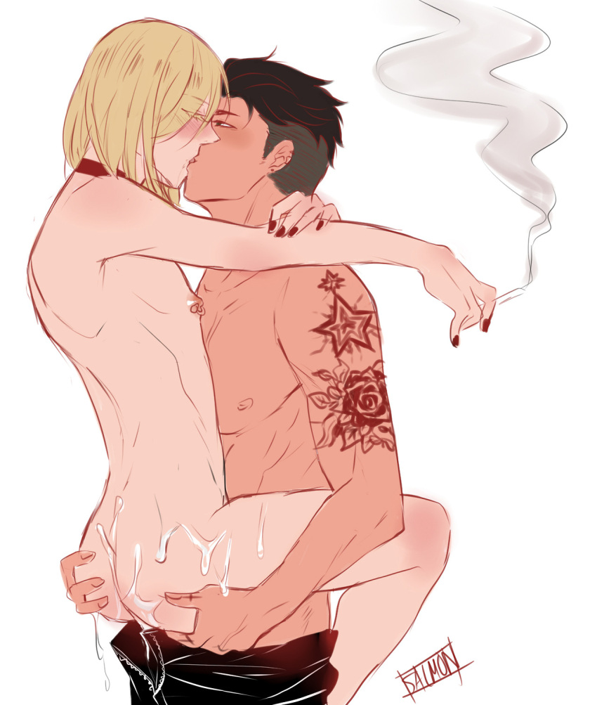 male_only otabek_altin tagme yaoi yuri!!!_on_ice yuri_plisetsky