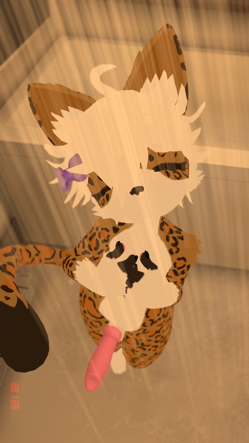 chillout_vr erection femboy furry maplekitty naked penis shower standing vrchat