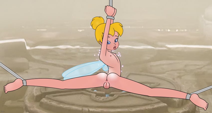 disney flat_chest helix looking_at_viewer peter_pan_(disney) tagme tinker_bell