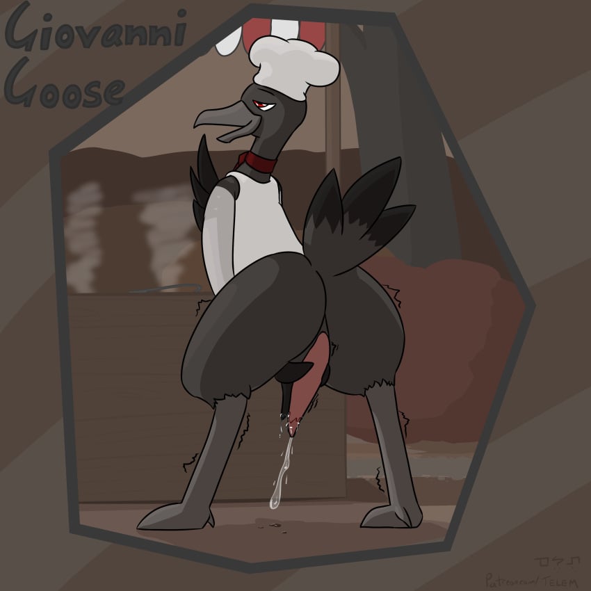 1boy 2d animal_genitalia animal_penis anthro anthro_male anthro_only avian beak beak_open bird bird_legs bottomless bottomless_anthro bottomless_male broadside_beach character_name chef_hat clothed clothes clothing cock cum cum_shot cumming cumming_from_masturbation cumshot dark_grey_body dick digital_drawing_(artwork) digital_media_(artwork) feathers furry furry_male furry_only genitalia genitals giovanni_goose goose gray_body grey_body grey_feathers hat itaku jerking_off jerkingoff jizz jpeg kitchen lifted_tail male male_anthro male_furry male_only masturbating masturbation mouth_opened necktie no-human no_balls no_human no_humans no_testicles only_furry only_male open_mouth partial_nudity partially_clothed penis pink_cock pink_penis reaching_back reaching_between_legs red_eyes red_eyes_male red_necktie semen semi_nude shaded shading shipwrecked_64 shirt simple_shading solo solo_anthro solo_furry solo_male solo_male standing standing_masturbation stroking_cock stroking_penis tail_lift telem three_tone_body tie trembling_legs trembling_lines video_games white_clothes white_clothing white_hat wing_arms wing_hands wings