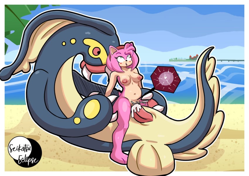 1girl1boy 1girls amy_rose artist_signature beach blush cowgirl_position crossover cum cum_in_pussy cum_inside eelektross exposed_breasts female furry furry_female generation_5_pokemon green_eyes headband hedgehog_girl impregnation interspecies_impregnation male nude nude_female ocean open_mouth orgasm orgasm_face ovum ovum_with_heart penetration penis pink_body pink_hair pokemon pokemon_(species) pokephilia red_eyes seikatsueclipse sex size_difference sonic_(series) sonic_the_hedgehog_(series) vaginal_penetration x-ray