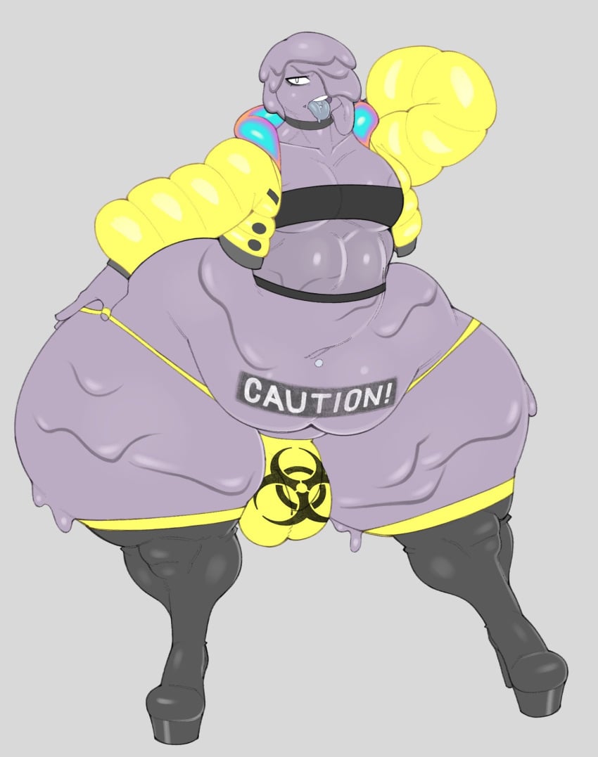 1boy big_ass big_butt bulge grimer hazmat huge_ass male male_only pokémon_(species) pokemon slime solo tagme tagme_(artist) wide_hips