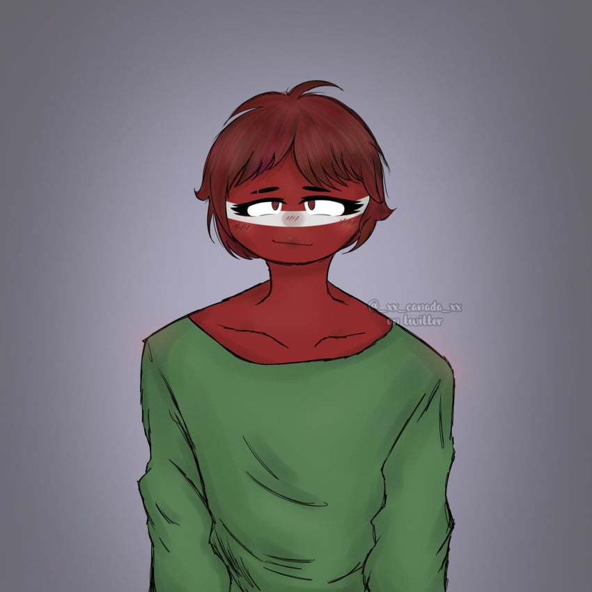 1girls countryhumans countryhumans_girl flat_chest latvia_(countryhumans) safe short_hair tomboy xx.canada.xx