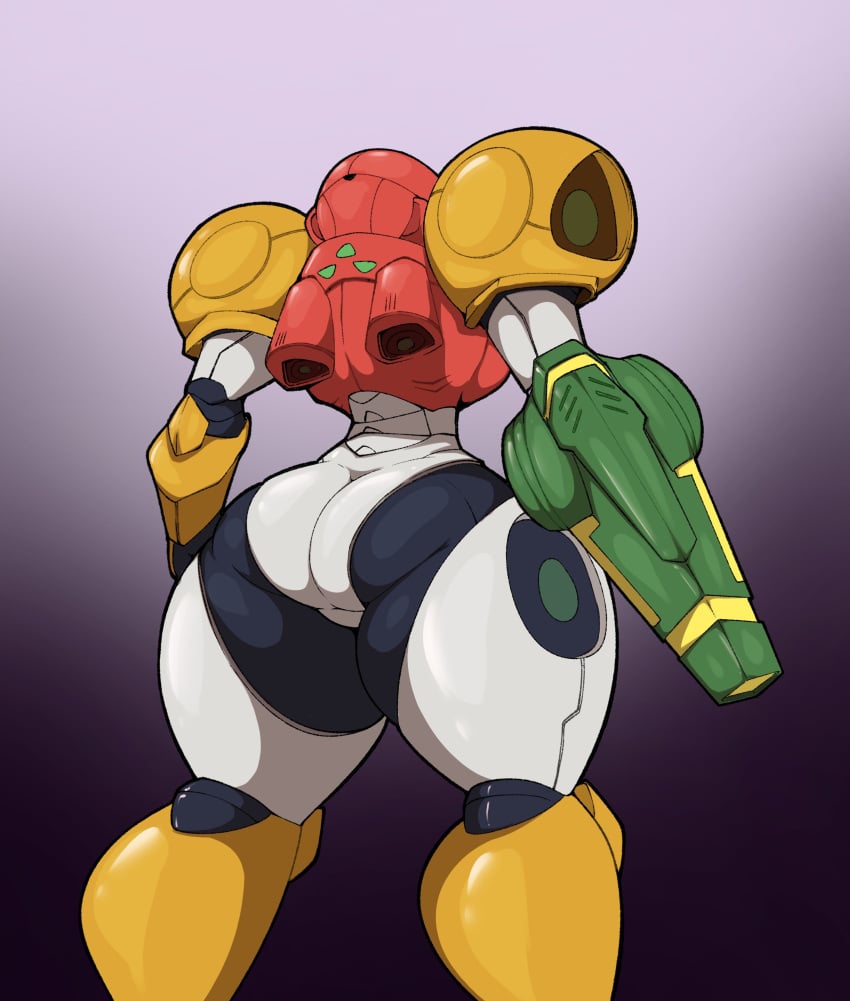 1girls 2d armor armored_samus ass big_ass big_butt blaster fat_ass female female_only helmet hips large_ass looking_away metroid mossyartburger nintendo power_armor power_suit samus_aran shoulder_pads solo solo_female solo_focus thick thick_ass thick_legs thick_thighs thighs wide_hips