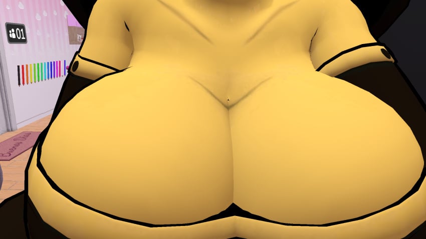 3d alice_angel bendy_and_the_ink_machine big_breasts breasts cally3d clazzey cleavage cleavage_dress close-up cryptiacurves large_breasts thick tight_clothing tight_fit vrchat vrchat_avatar