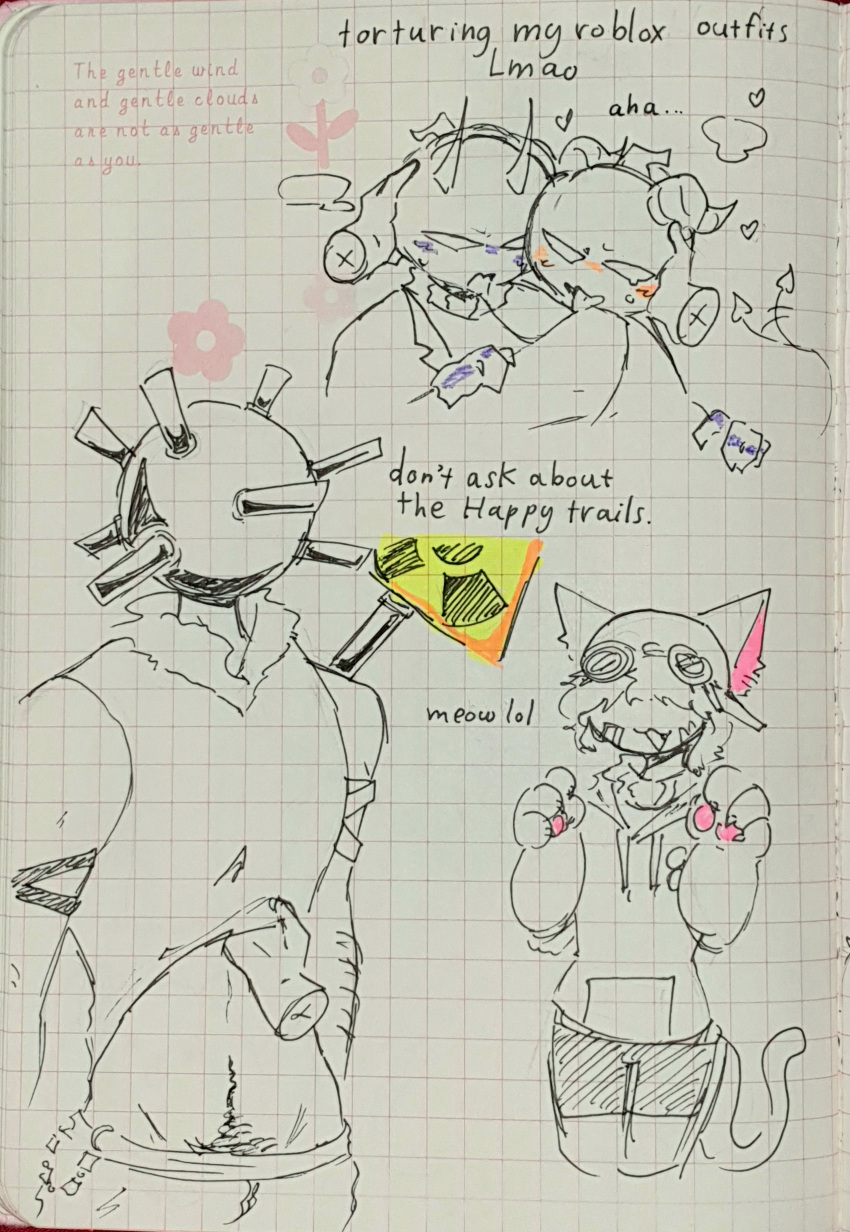 awkwardnesss boys catboy femboy gay happy_trail kissing male male_only mlm object_head pumpkin_head roblox roblox_avatar robloxian shirt_lift sketchbook traditional_art