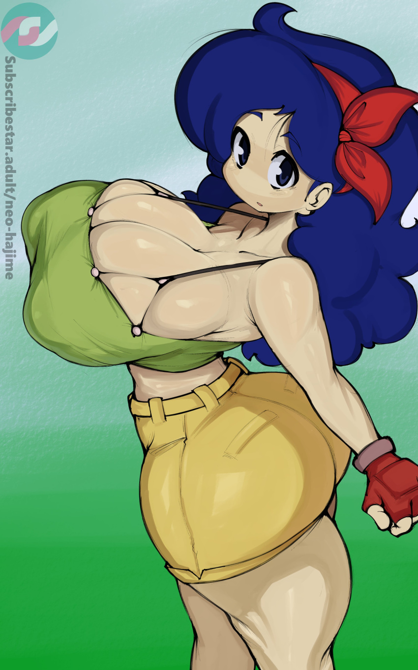 1girls armpits ass big_ass big_breasts big_butt breasts bubble_ass bubble_butt dragon_ball fat_ass fat_butt good_launch huge_ass huge_breasts huge_butt launch lunch_(dragon_ball) neo_hajime thick_ass