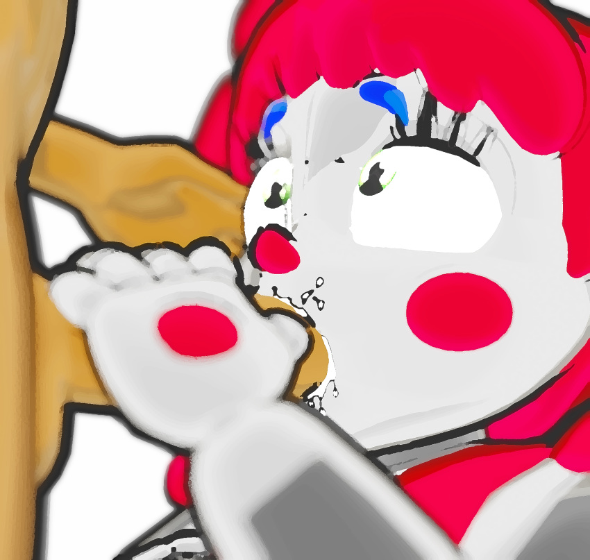 3d 3d_(artwork) baby_(fnafsl) blowjob circus_baby circus_baby_(fnaf) circus_booby cum five_nights_at_freddy's straight