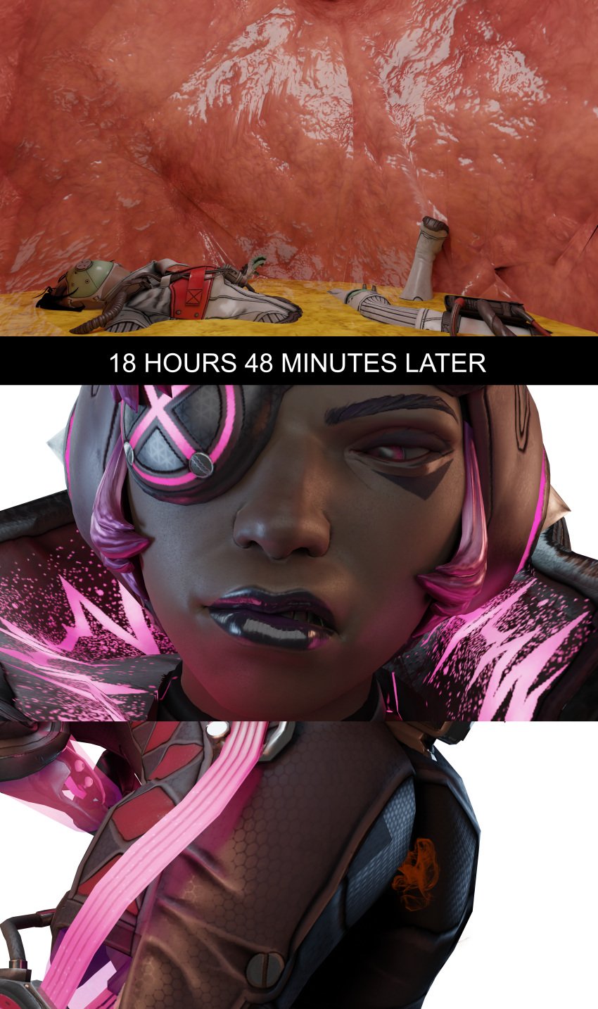 3d apex_giantess apex_legends bile digestion digestive_fluids eye_patch fart fart_cloud female female_pred female_predator game6942069 gas gassy giantess internal internal_view oral_vore pink_hair post_vore post_vore_gas stomach stomach_acid stomach_internal time_skip tongue unwilling_prey voiddrifter vore wattson_(apex_legends) wraith_(apex_legends)