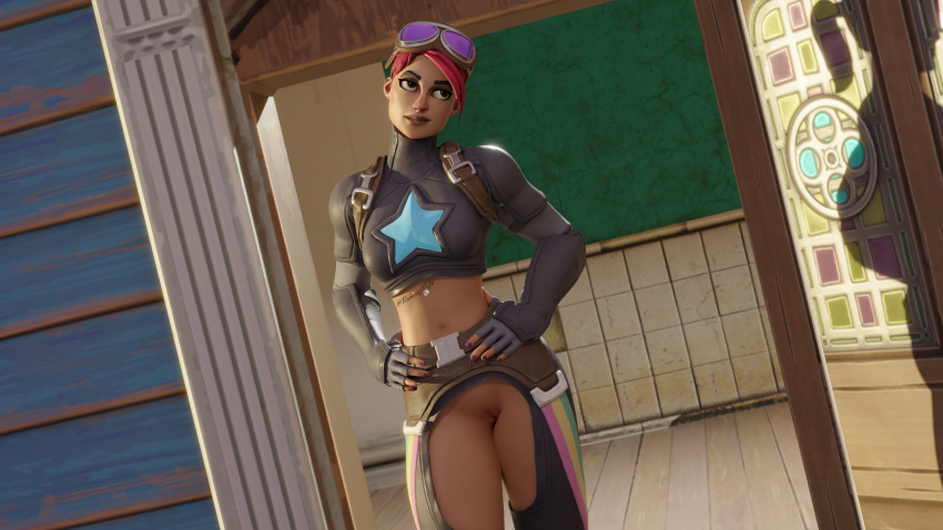 brite_bomber britestar exposed_pussy fortnite looking_away mostly_clothed pussy ramireznsfw ripped_clothes ripped_clothing solo_female sunglasses sunglasses_on_head