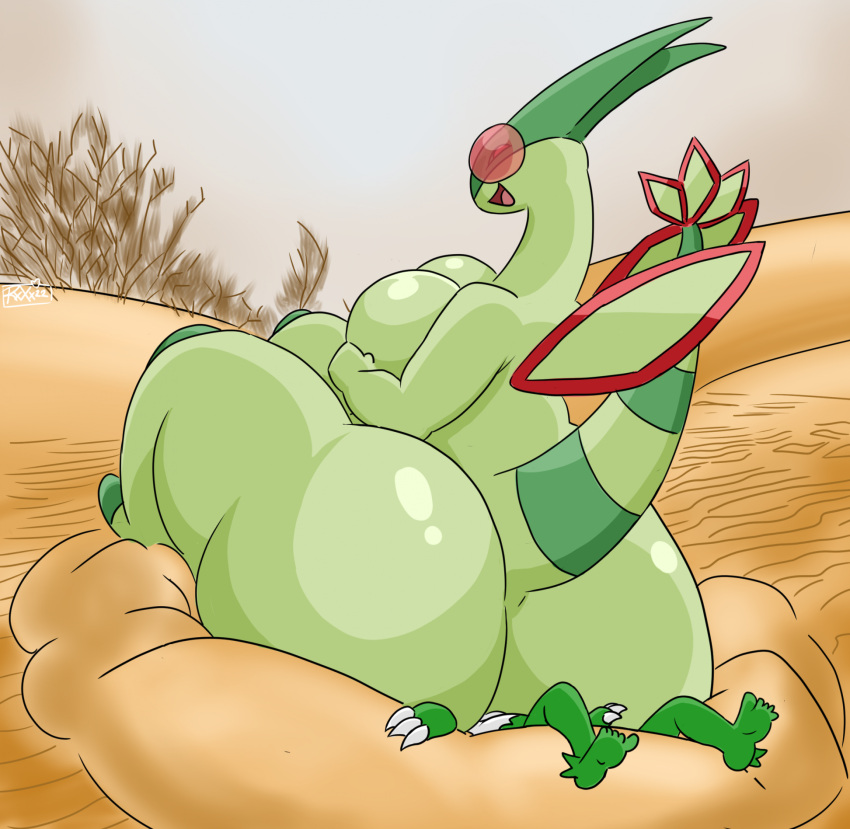 ambiguous_gender ass big_ass breasts bubble_butt butt_crack desert facesitting female female/ambiguous flygon huge_ass huge_breasts imaranx large_female larger_female latios pokemon pokemon_(species) size_difference tall_female taller_girl