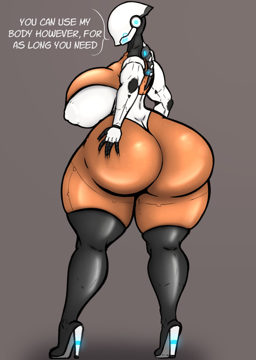 big_ass big_breasts breasts bubble_butt female female_only haydee haydee_(game) huge_ass jigglephysics offering robot solo solo_female thick_thighs wide_hips