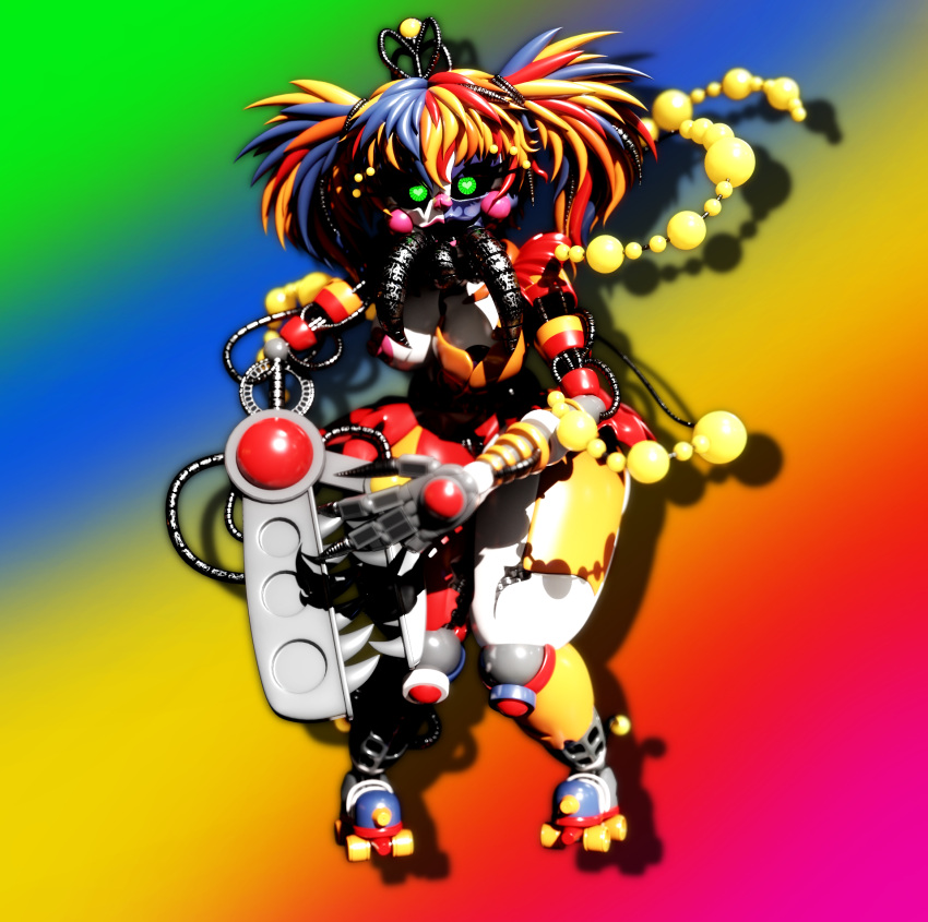 3d 3d_(artwork) baby_(fnafsl) circus_baby circus_baby_(fnaf) cosmic_trance five_nights_at_freddy's five_nights_at_freddy's:_sister_location fnaf freddy_fazbear's_pizzeria_simulator scottgames scrap_baby scrap_baby_(cosmic_trance) scrap_baby_(fnaf) sister_location solo solo_female thick_ass thick_thighs