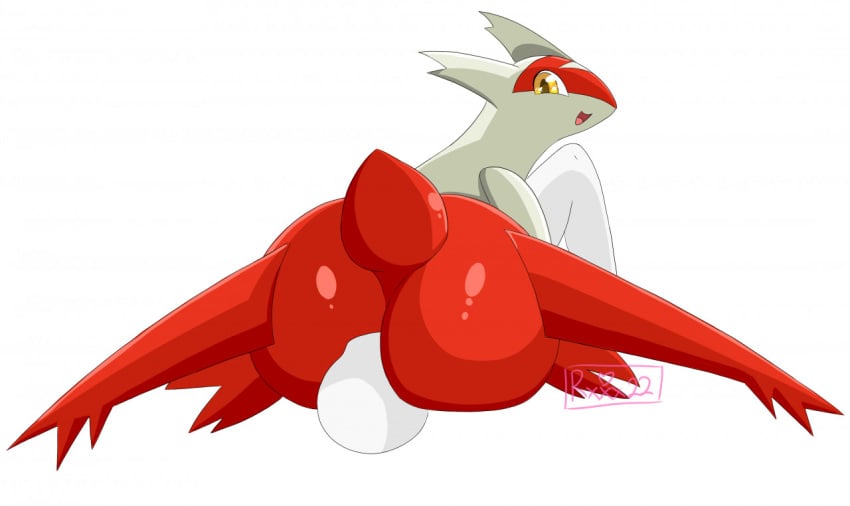 ambiguous_gender anon ass big_ass bubble_butt facesitting female female/ambiguous huge_ass imaranx latias pokemon pokemon_(species) smile