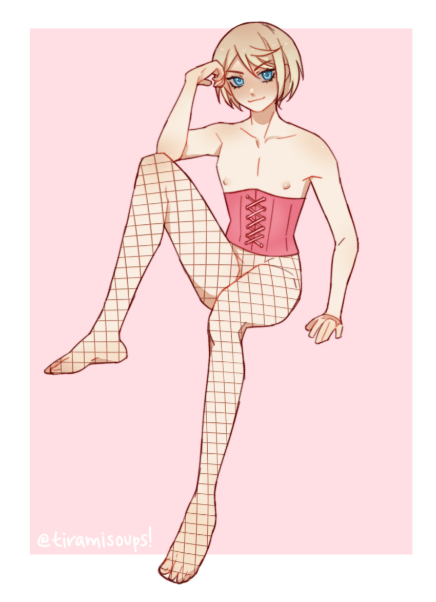 alois_trancy black_butler corset femboy fishnets tiramisoups