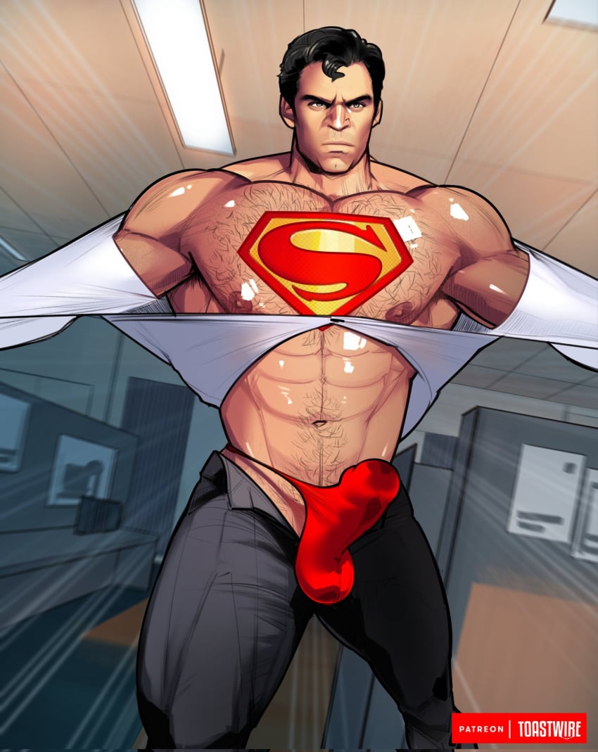 actor big_cock big_penis boner celebrity clark_kent dc dc_extended_universe erect_penis erection erection_pushing_underwear erection_under_thong hard_on henry_cavill huge_cock in_character kal-el male male_only muscles muscular muscular_male ripping_clothing superman thong toastwire underwear