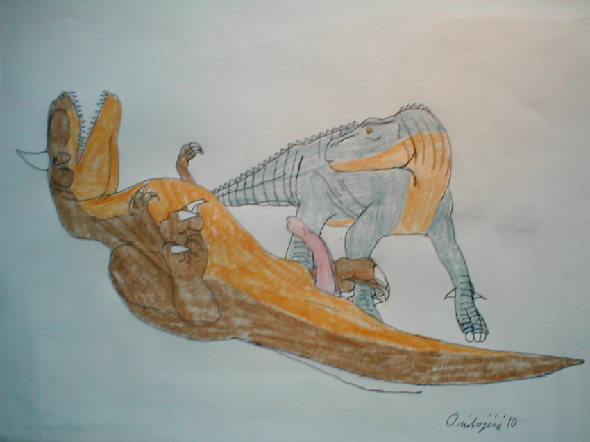 anthro carnotaurus dinosaur dinosaur_(film) disney neera penis rough_sketch tagme