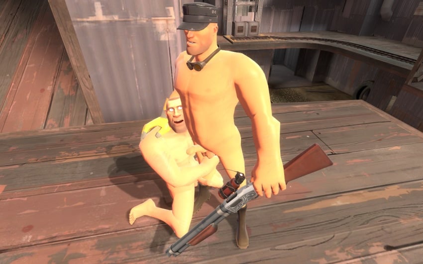 3d engineer engineer_(team_fortress_2) furei garry's_mod human human_male human_only male male_only soldier soldier_(team_fortress_2) team_fortress_2 yaoi