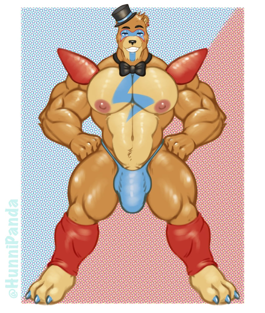 1boy 2021 abstract_background anthro anthro_focus anthro_only anthro_solo arched_eyebrows bara bara_tiddies bara_tits bear biceps big_balls big_bulge big_chest big_cock big_muscles big_pecs big_penis big_testicles bigger_male black_nose blue_eyes blue_legwear blue_stockings blue_underwear bodypaint bow_tie bowtie bowtie_collar breasts bulge bulge_down_leg bulge_through_clothing digital_drawing_(artwork) digital_media_(artwork) ear_ring earring earrings facepaint five_nights_at_freddy's five_nights_at_freddy's:_security_breach flaccid flaccid_penis furry furry_male furry_only genital_outline gigantic_chest glamrock_freddy_(fnaf) half-closed_eyes hands_on_hips headgear headwear huge_chest huge_pecs hunnipanda large_pectorals legwear looking_at_viewer male male_breasts male_focus male_only mammal mammal_humanoid manboobs massive_chest massive_pecs moobs muscular muscular_anthro muscular_arms muscular_legs muscular_male muscular_thighs navel nipples orange_body orange_fur partially_clothed partially_clothed_male partially_nude pecs pectorals penis_base penis_focus penis_outline pierced_ears piercing posing_for_the_viewer scottgames shoulder_pads smile smiley_face smiling_at_viewer smooth_fur solo solo_anthro solo_focus solo_in_panel solo_male steel_wool_studios thick_thighs thong thong_only toe_claws toeless_legwear toeless_socks toes top_hat tusks two_tone_body two_tone_fur underwear underwear_only ursid ursid_humanoid video_games watermark wide_hips