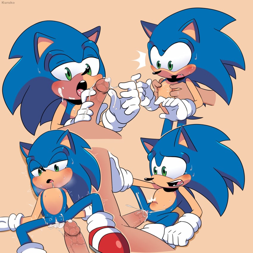 1cuntboy andromorph anthro cum cum_in_pussy cuntboy exposed_torso footwear furry handwear human human_on_anthro intersex kuruko male nipple_pinch nipples penis pussy sonic_(series) sonic_the_hedgehog vagina vaginal vaginal_sex yaoi