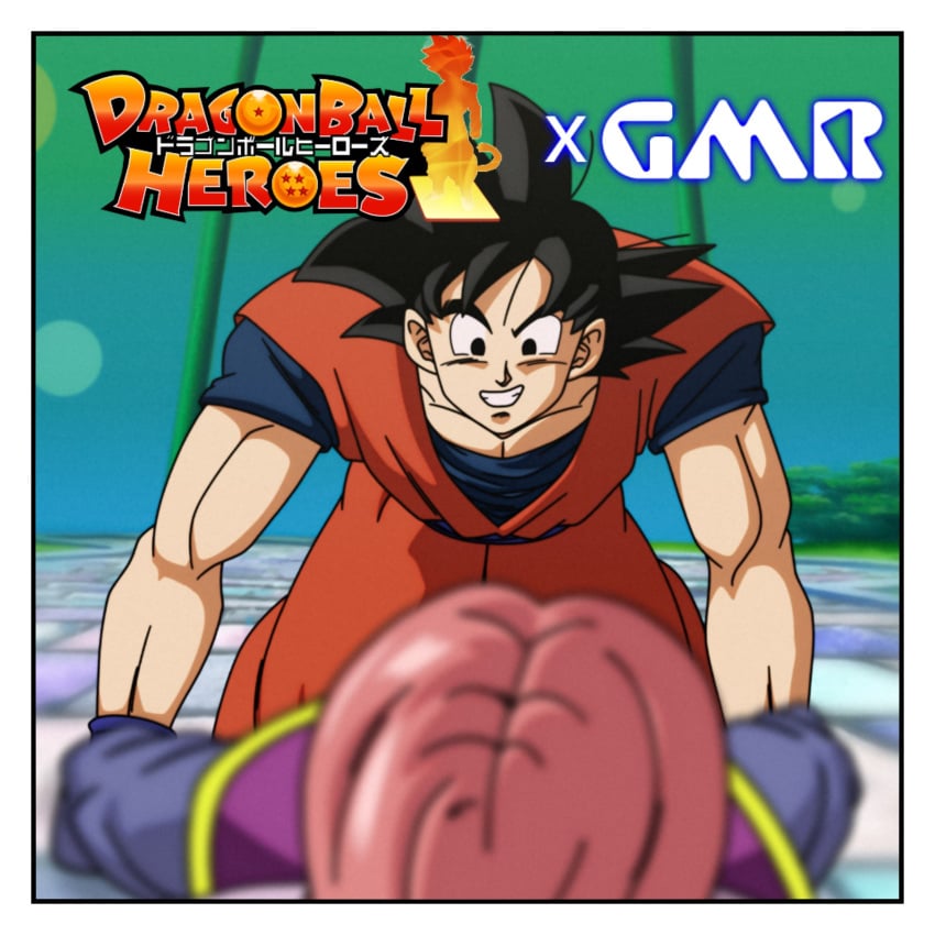 chronoa comic comic_cover dragon_ball female gmr kaioshin kaioshin_of_time mini_comic saiyan son_goku super_dragon_ball_heroes