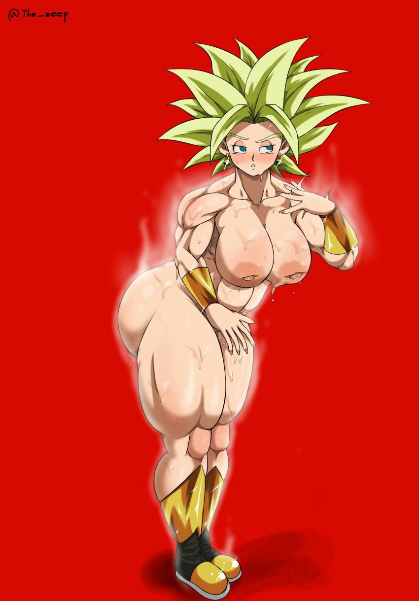 1girls ass big_ass big_breasts big_butt breasts bubble_ass bubble_butt dragon_ball dragon_ball_super fat_ass fat_butt female_only female_saiyan fusion green_hair green_hair_female huge_ass huge_butt kefla legendary_super_saiyan no_pants nude nude_female potara_earrings potara_fusion saiyan solo solo_female super_saiyan the_zeep thick_ass thick_thighs tournament_of_power