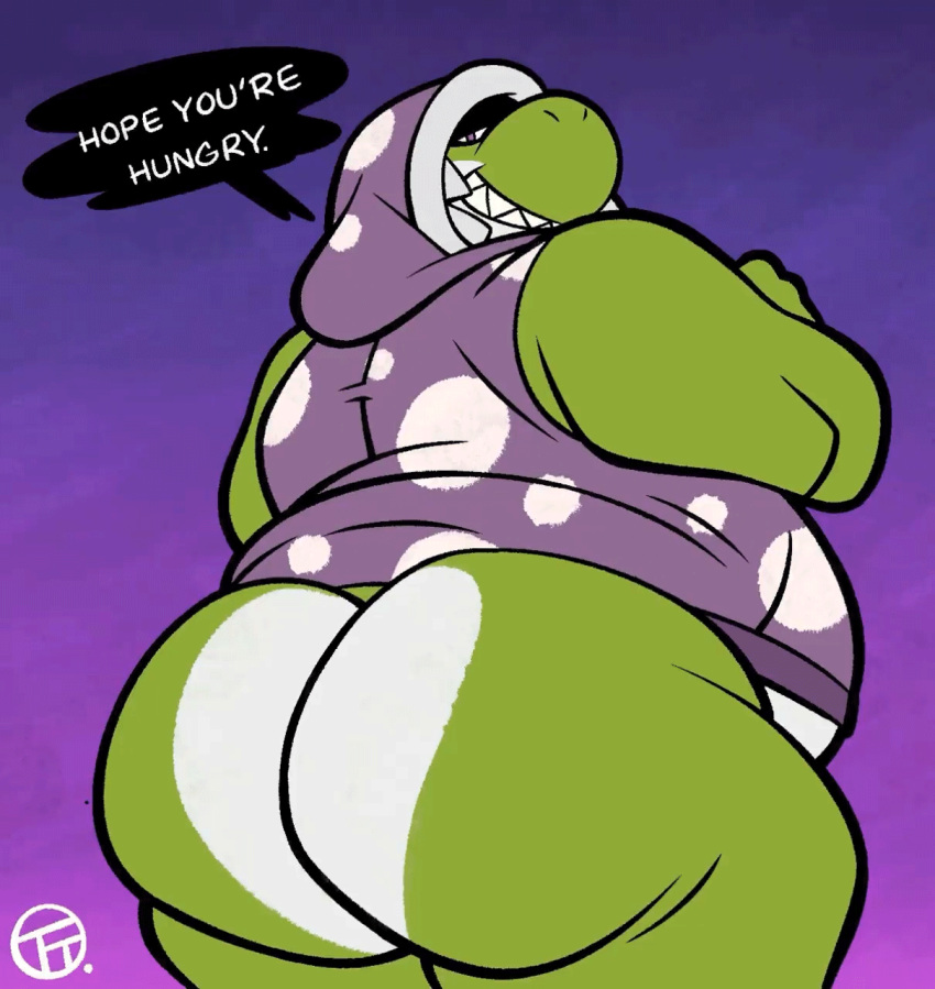 2020s 2023 animated anthro anus ass ass_clapping big_ass big_ass_(male) big_butt bottomless bubble_ass bubble_butt butt_focus butt_jiggle clothed clothing dat_ass dat_butt dialogue dinosaur dumptruck_ass dumptruck_butt english_text fat_ass fat_butt green_yoshi grin hi_res hoodie hoodie_only huge_ass huge_butt jiggling large_ass large_butt looking_at_viewer looking_back looking_back_at_viewer male mario_(series) massive_ass massive_butt nintendo overweight overweight_male plump_ass plump_butt presenting presenting_hindquarters rear_view reptile round_ass round_butt scalie shadowed_eyes shaking_butt short_playtime simple_background smile solo superchub text thick_thighs topwear topwear_only trashtoonz veni_(nkz) yoshi