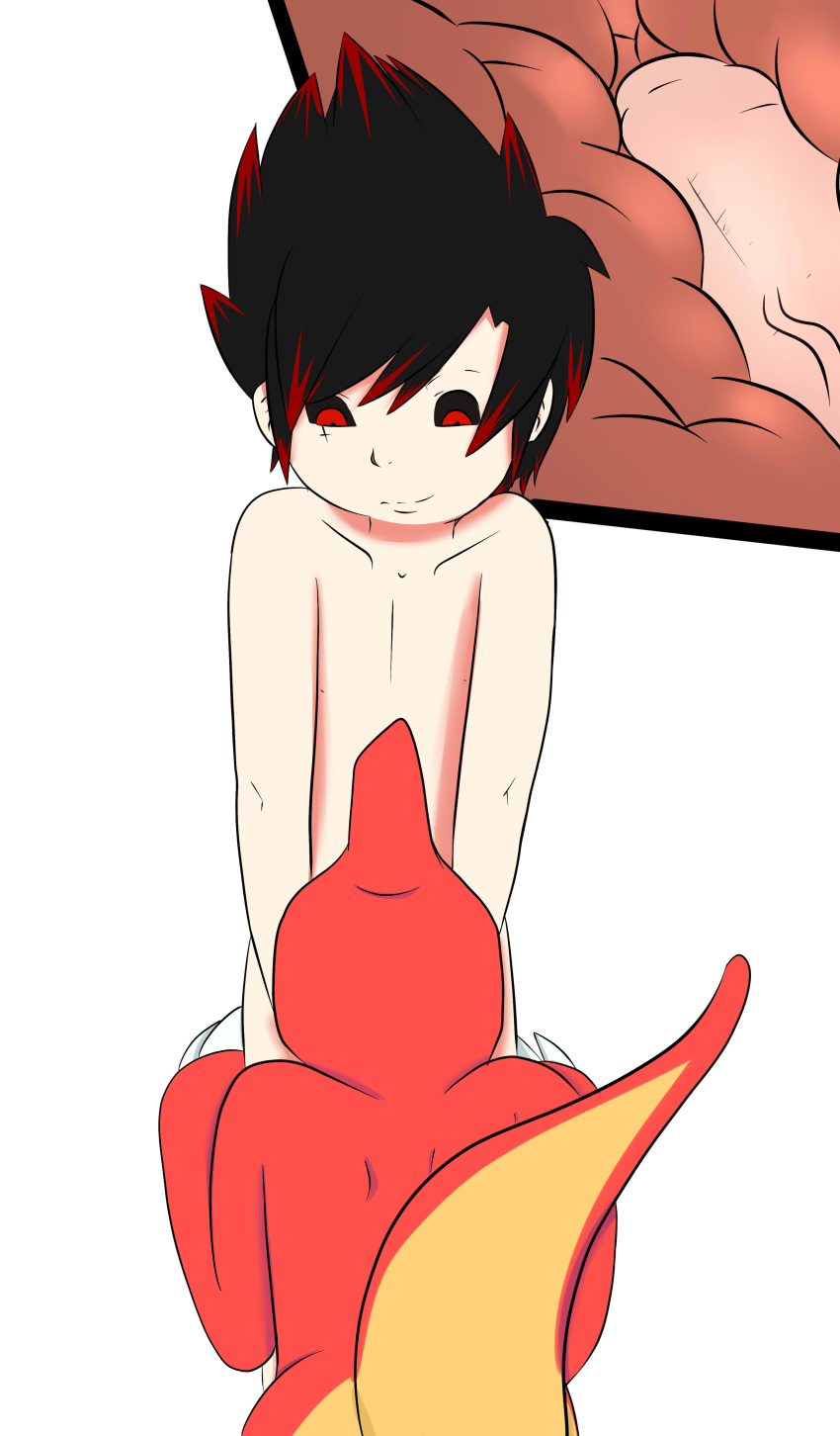 charmeleon chibi corpse-grinder curesedjinxx cute erection fellatio forced furry gay goth hair human humanoid_penis internal interspecies male nintendo oral oral_sex penis pokemon pokephilia rape_play sex tongue video_games