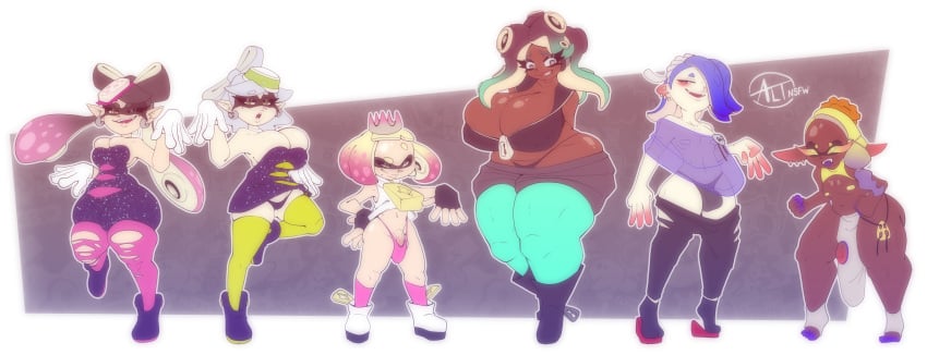 3futas 3girls absurd_res altnsfw big_breasts big_penis black_hair blue_hair breast_squish breasts breasts_bigger_than_head bulge callie_(splatoon) chubby chubby_futanari clothed clothing dark-skinned_female dark-skinned_futanari dark_skin female flaccid flashing flashing_panties frye_(splatoon) full_body fully_clothed futanari huge_breasts huge_bulge huge_cock humanoid humanoid_penis light-skinned_female light-skinned_futanari light_skin lineup marie_(splatoon) marina_(splatoon) mostly_clothed mostly_nude multicolored_hair multiple_girls panties pearl_(splatoon) penis penis_under_panties ripped_stockings self_upload shiver_(splatoon) shortstack silver_hair size_difference splatoon splatoon_(series) splatoon_2 splatoon_3 standing stockings taller_female tentacle tentacle_hair thick_thighs thigh_highs thighs thighs_bigger_than_head tights transparent_clothing wide_hips yellow_hair