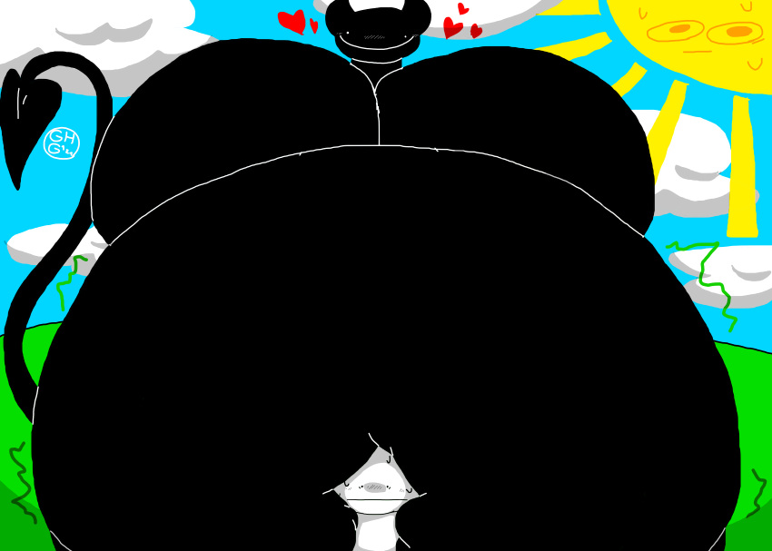 belly_bulge belly_squish blush bob_(friday_night_funkin) burger_in_the_hotdog_bun demon_girl demon_tail female friday_night_funkin ghg121 giant_belly giant_breasts huge_ass huge_belly humanoid inflated_belly inflation opheebop saltys_sunday_night squished_breasts thick_ass thick_thighs