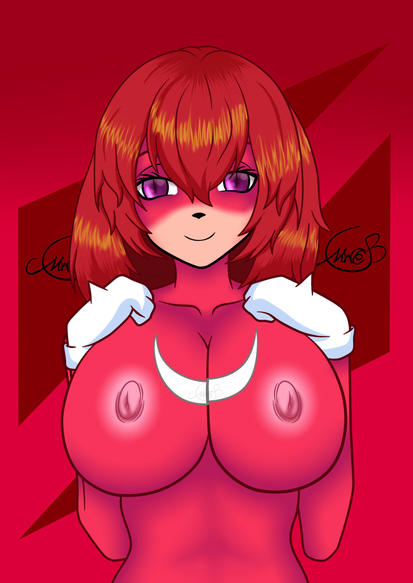 big_breasts breasts furry furry_breasts furry_female furry_only large_breasts red_fur red_hair zilverk zilvy