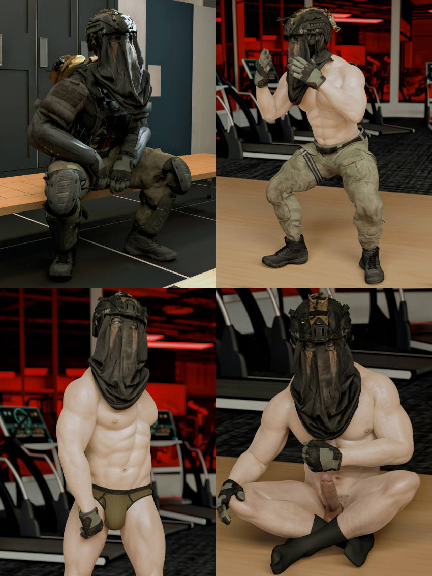 3d boiherrrrb call_of_duty huge_cock konig mask modern_warfare muscular socks