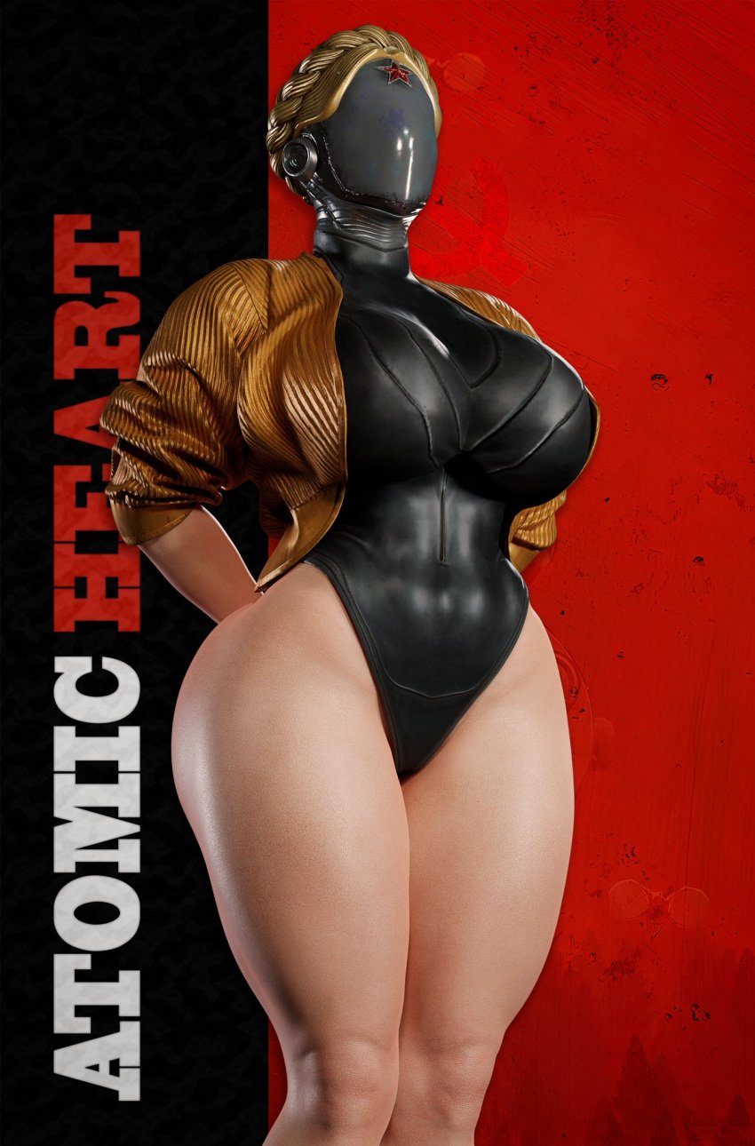 1girls 3d android atomic_heart ballerina big_ass big_breasts female female_only keyd10iori left_(atomic_heart) robot_girl snoopz solo solo_female standing the_twins_(atomic_heart) thick_thighs wide_hips