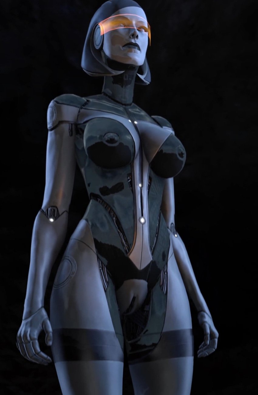 3d android areolae big_breasts bigjohnson breasts edi female hips mass_effect metallic_body nipples red-tinted_eyewear robot_girl robot_humanoid screencap stitched thighs tinted_eyewear vagina visor