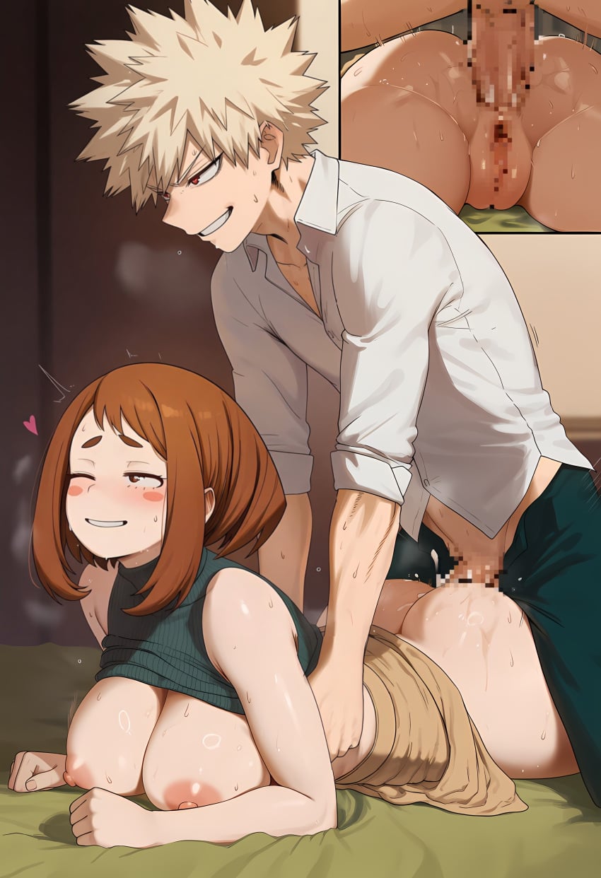 ai_generated all_fours anal anal_penetration anal_sex areola areolae ass ass_focus ass_grab bakugou_katsuki bed bedroom bedroom_setting bedroom_sex big_ass big_breasts big_penis blonde-haired_male blonde_hair blowjob blowjob_face blush blushing blushing_at_viewer blushing_female boku_no_hero_academia bouncing_ass bouncing_breasts bouncing_butt breast_expansion breast_press breast_sucking breasts brown_eyes brown_hair comic couple couple_(romantic) couple_sex cowgirl_position cum cum_drip cum_in_ass cum_in_mouth cum_in_pussy cum_inside cum_on_body cum_on_breasts cum_on_face curvy curvy_body curvy_female doggy_position doggy_style doggystyle dominant dominant_male french_kiss french_kissing grabbing grabbing_ass grabbing_breasts happy happy_female happy_sex horny horny_female huge_ass huge_breasts huge_cock kacchako katsuki_bakugou kiss kiss_mark kissing kissing_penis licking love love_sex luxury lying lying_on_bed missionary missionary_position moan moaning moaning_female moaning_in_pleasure moaning_loud moaning_on_cock muscular muscular_male my_hero_academia ochako_uraraka open_mouth oral paizuri partially_clothed penetration pleasure pleasure_face pleasured pleasured_face pleasured_female pussy pussy_juice pussy_juice_drip red_ass reverse_cowgirl_position romantic romantic_ambiance romantic_couple romantic_sex rough_sex saliva saliva_drip saliva_string saliva_trail sex shaking shaking_ass shaking_breasts shaking_butt shiny_skin sitting sitting_on_person slap slap_mark slapping_ass slapping_butt smile smiling smiling_at_partner smiling_at_viewer spank_marks spanking spiky_hair straight straight_sex submissive submissive_female timeskip tongue tongue_out uraraka_ochako vaginal_penetration