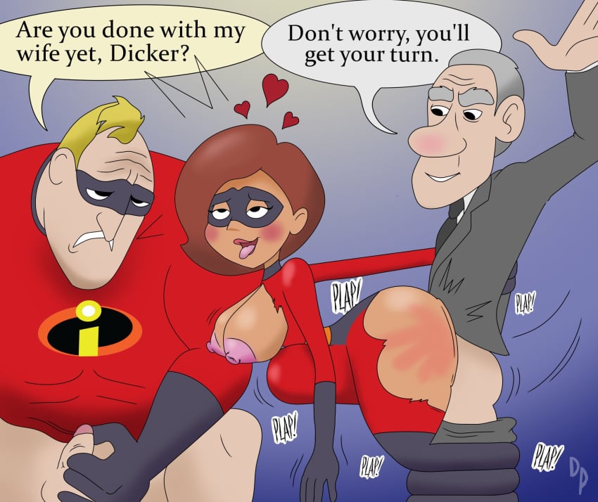 1girls 2boys age_difference big_ass big_breasts big_butt big_penis breasts cheating_wife cucking cuckold cuckold_masturbating cum doodleporn elastigirl female helen_parr husband_and_wife in_front_of_cuckold male masturbation mr._incredible older_male penis rick_dicker robert_parr sex sex_from_behind small_penis superhero superheroine the_incredibles watching_sex