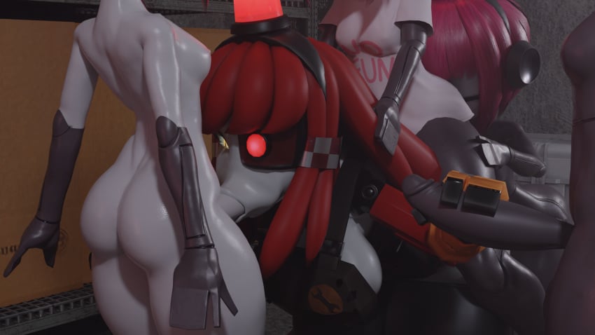 3d ass big_ass big_penis blowjob blowjob_face breasts cock deep_throat deepthroat dick dickgirl futa_on_futa futa_only futanari handjob handjob_while_sucking mimi_sentry mini_sentry penis robot robot_girl small_boobs small_tits team_fortress_2 tocher44