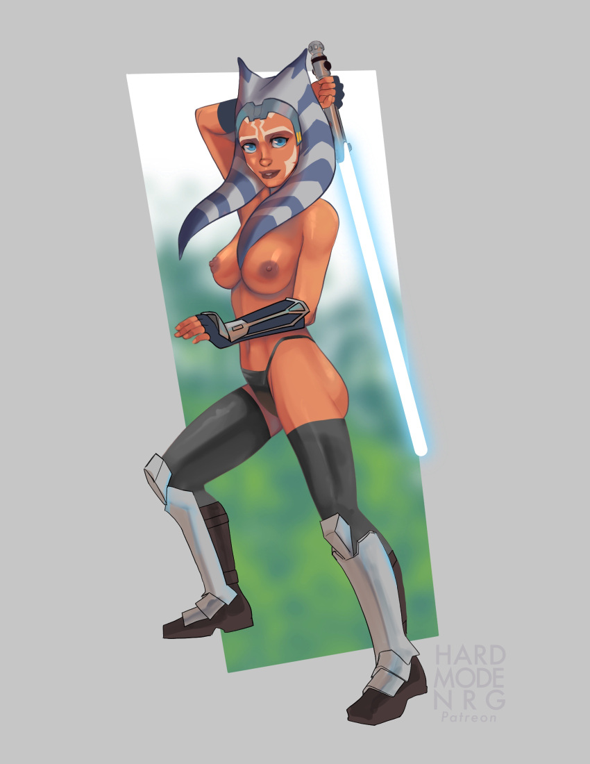 1girls ahsoka_tano female female_only hardmodenrg solo star_wars star_wars:_the_clone_wars tagme the_clone_wars:_season_seven togruta