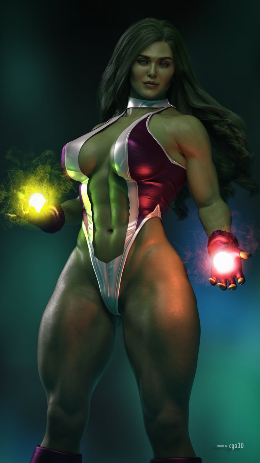 1girls 3d abs alternate_version_available ass avengers big_ass big_breasts breasts cga3d cosplay crossover_cosplay curvaceous curvy curvy_female curvy_figure elizabeth_olsen erotichris female female_only fusion fusion_character green_eyes green_hair green_lipstick green_skin hi_res large_breasts looking_at_viewer marvel marvel_cinematic_universe marvel_comics muscular muscular_female mutant_(marvel) patreon_username scarlet_witch she-hulk she-hulk_(cosplay) solo straight_hair thick_thighs tight_clothing twitter_username voluptuous voluptuous_female wanda_maximoff wide_hips x-men