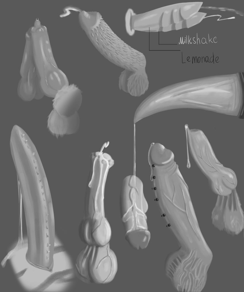 5:6 absurd_res animal_genitalia animal_penis anthro balls big_balls big_penis bodily_fluids canid canine cum cum_on_penis cumshot dragon ejaculation equine_genitalia equine_penis erection felid feral fur furry_balls genital_fluids genital_piercing genitals group hi_res human humanoid humanoid_genitalia humanoid_penis hybrid_genitalia hybrid_penis knot knotted_equine_penis mammal monochrome nibisu peeing penis penis_piercing piercing slit thick_penis vein veiny_balls veiny_knot